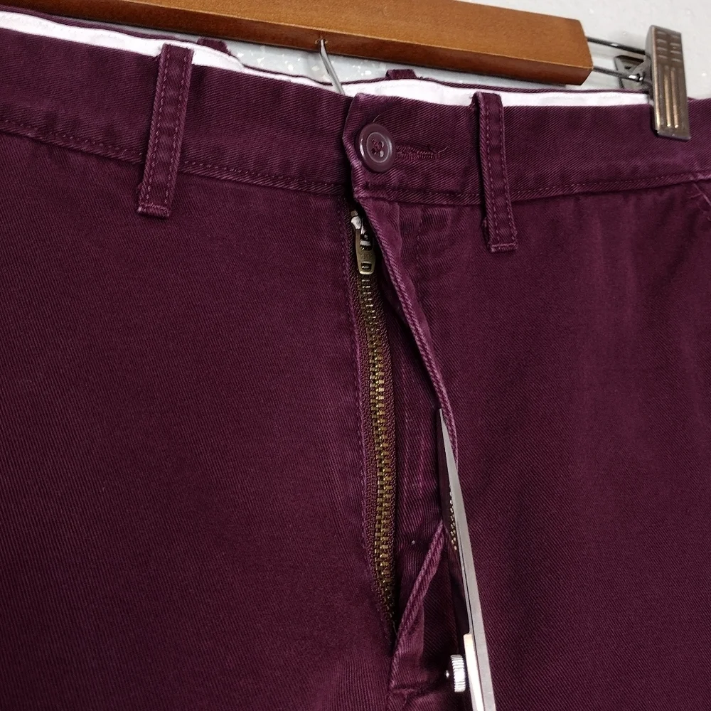 J. Crew Men's Burgundy Pants Sz 30×30